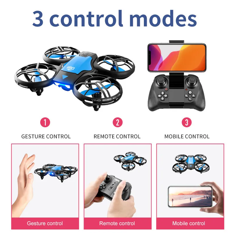 V8 Yeni Mini Drone 4K Profesyo - Drone Controller Screen incelemesi ve fiyatı