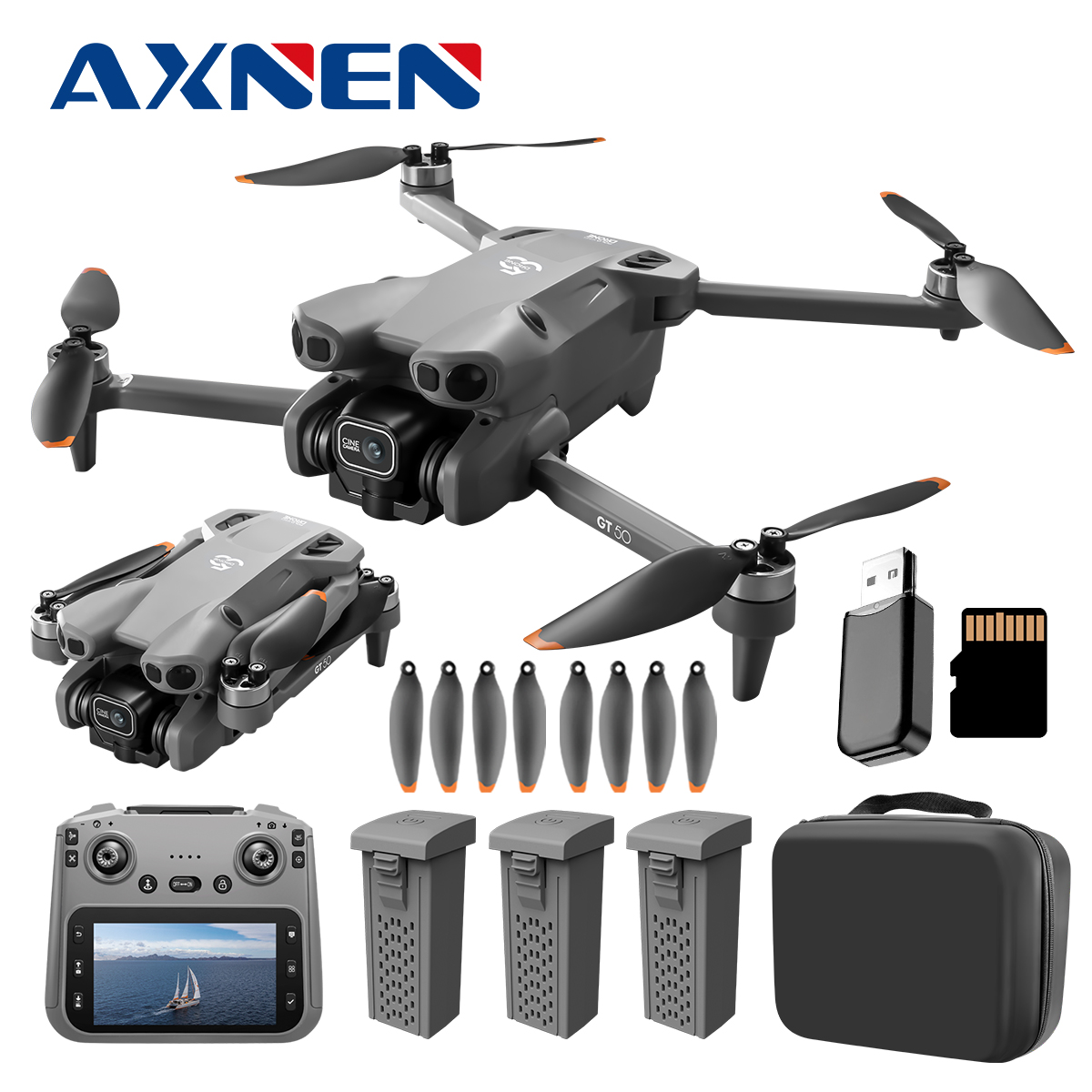 Yeni GT50 Drone 4.3 İnç Ekranl - Jjrc Drone X12 incelemesi ve fiyatı